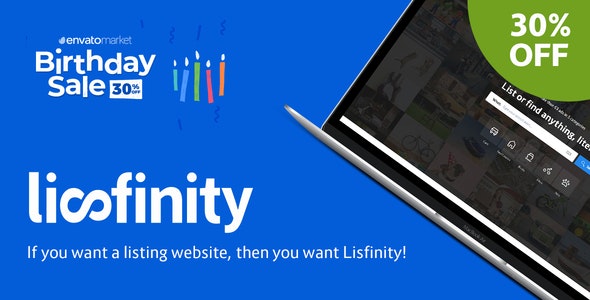 Lisfinity – Classified Ads WordPress
